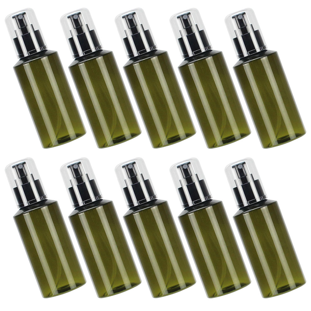 10pcs Spray Bottle Empty Refillable Fine Mist Bottles Pet Plastic Travel Size Leak Proof Durable Cosmetics Sub Bottles