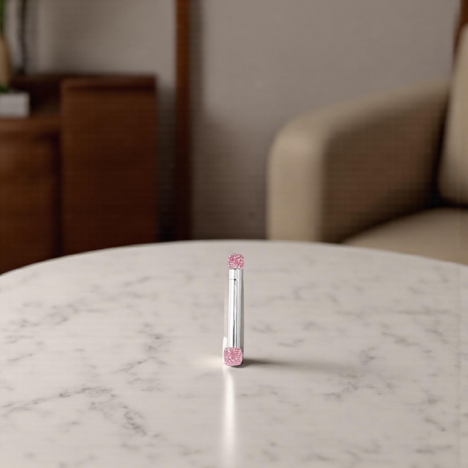 Diamond Embedded 10ml Mini Glass Perfume Bottle Vacuum Press Technology Portable Travel Refillable Spray Bottles