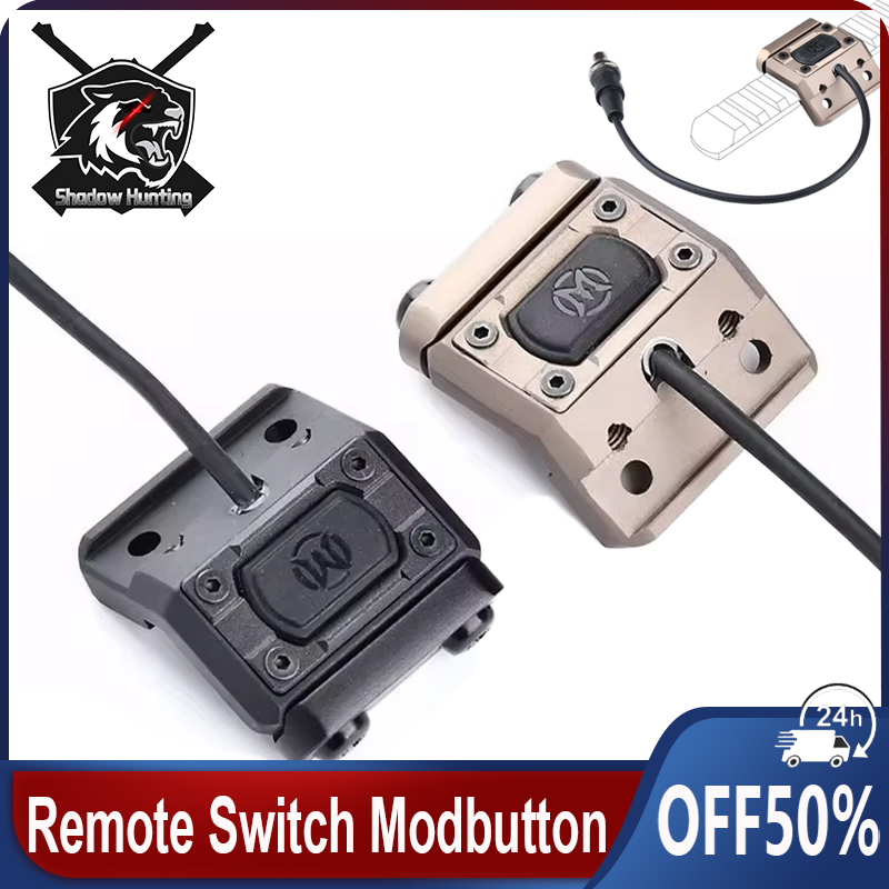 Tactical ModButton Hot Button Pressure Remote Switch For SF M300 M600 DBAL-A2 Weapon Scout Flashlight Accessories Fit 20MM Rail