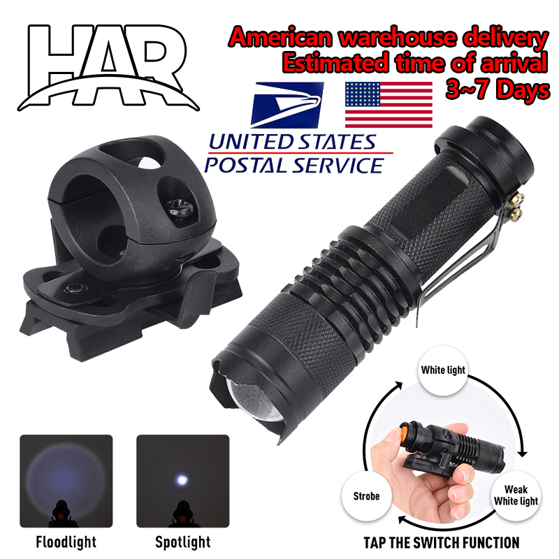 WADSN Tactical Airsoft Strobe Helmet Lamp White Scout Light Helmet Light FAST Hunting Helmet Flashlight Zoom Lantern torch