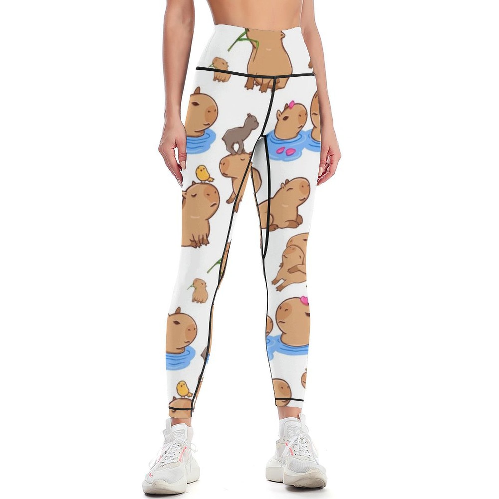Capybara Pattern Leggings exercise clothing for sportswear gym Womens Leggings