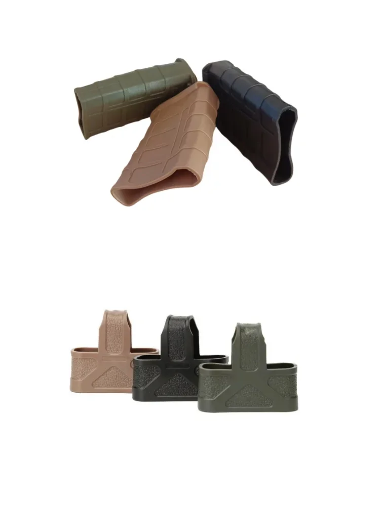 Magazine Cas M4 M16 AR15 AR10 AK Fast Magazine Holster Rubber Case  Anti-slip Protective Sleeve Cover   Cartridge Hunting Gear