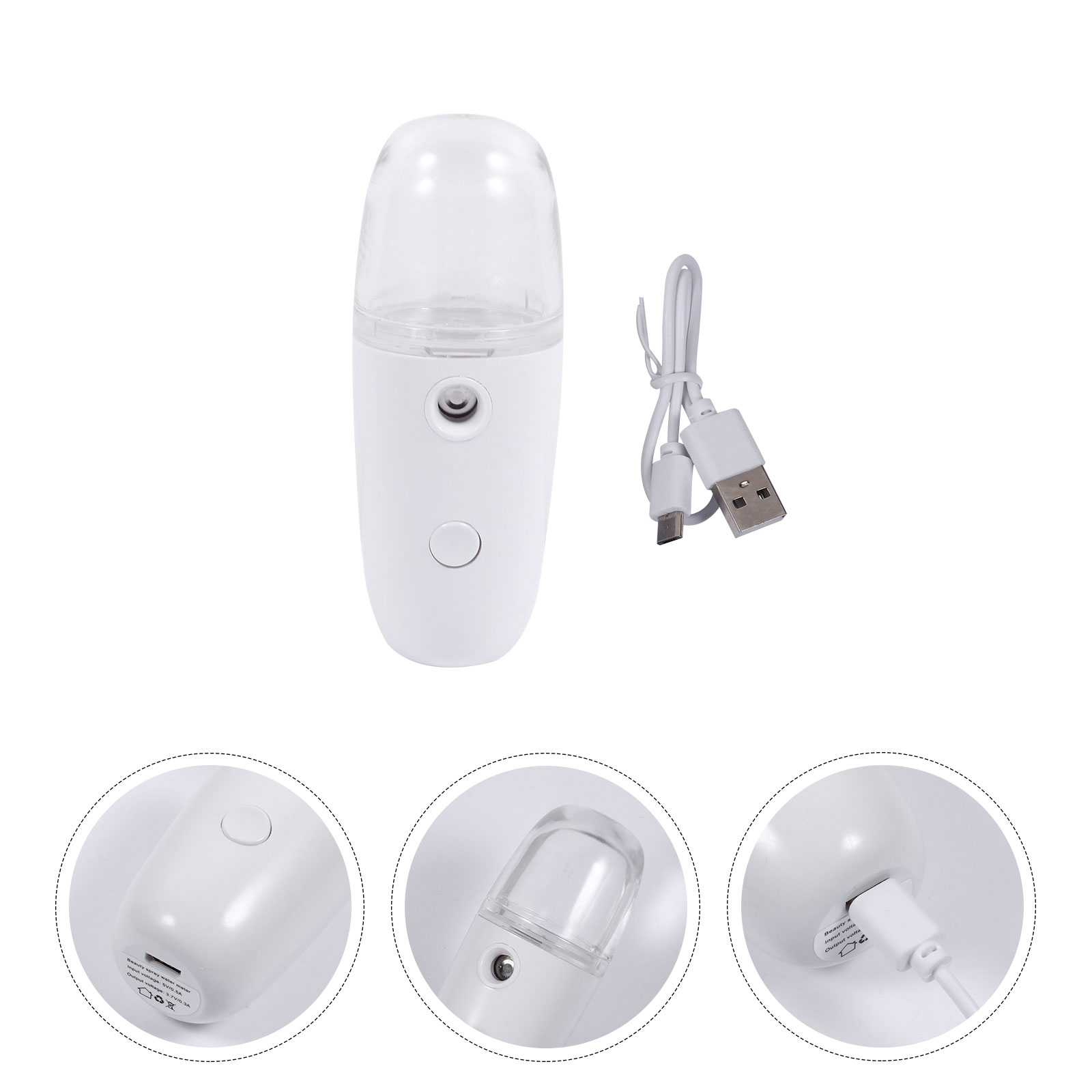 Facial Steamer Hydrating Sprayer Portable H held Face Mist Machine For Travel Office Use Moisturizing Atomizer Gifts