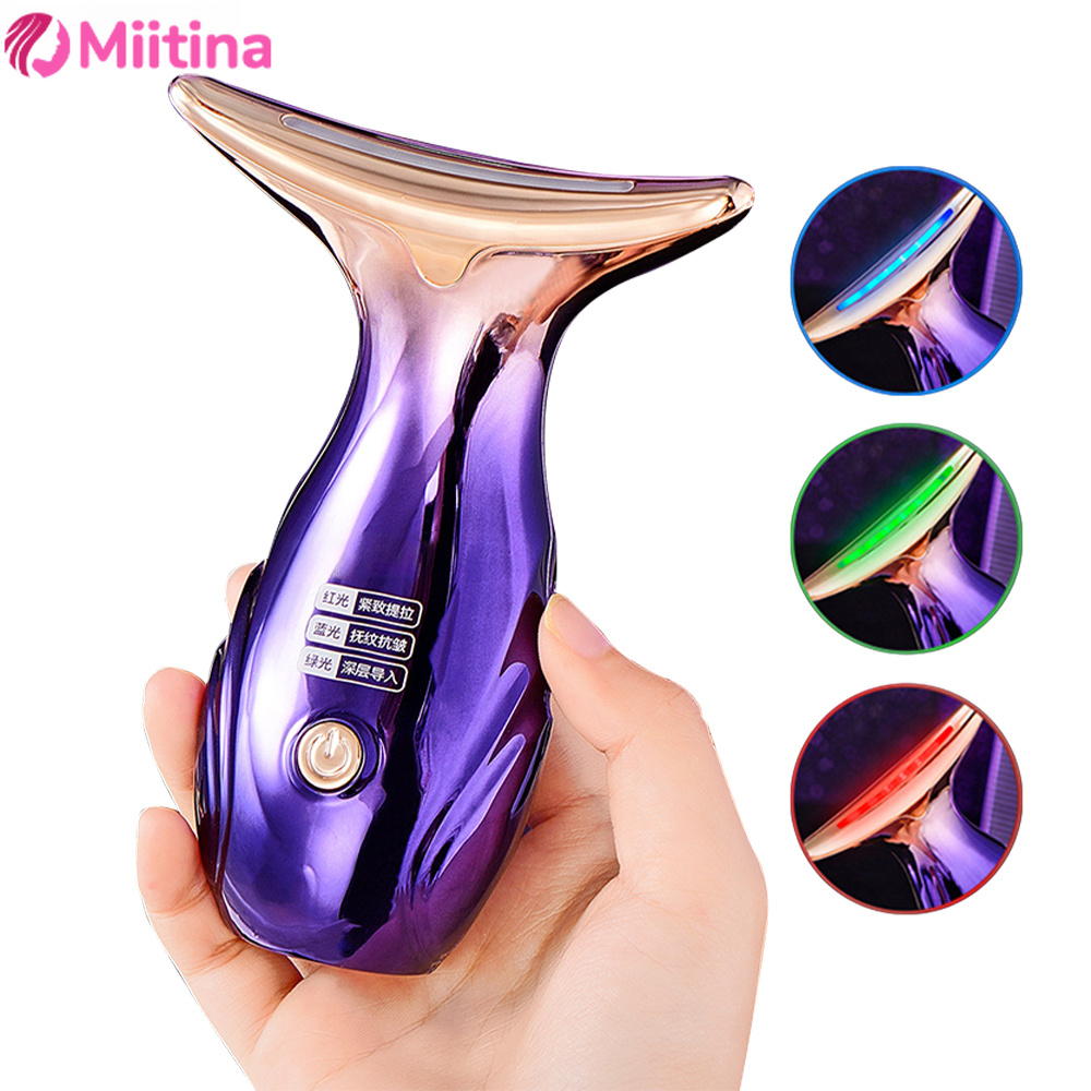 Multifunctional Lifting and Firming Massage Introducer Household Face and Neck Rejuvenation Massager Beauty Tool Anti Aging Gift