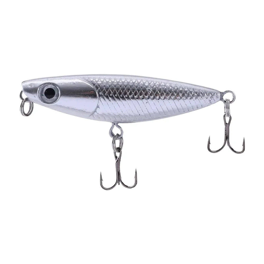 45mm 1.9g 1pcs Zigzag Dog Pencil Floating Fishing Lure 3D Eyes Wobblers Mini Hard Lure Bait Treble Hook camping Fishing Tackle