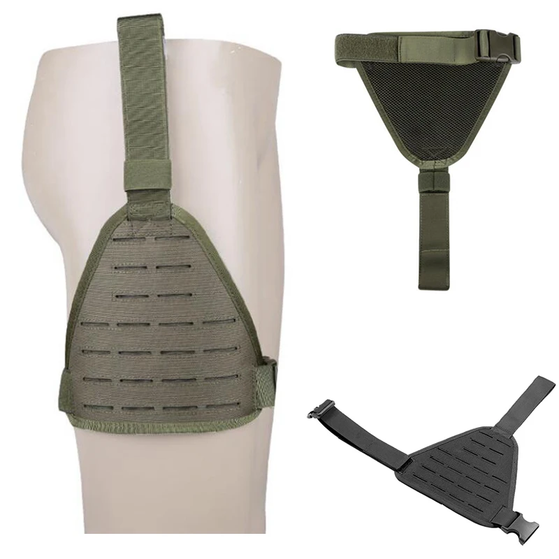 Tactical Drop Leg Platform Molle Rig Gun Holster Magazine Pouch Platform Hunting Thigh Rig Panel Universal Adjustable Belt Strap