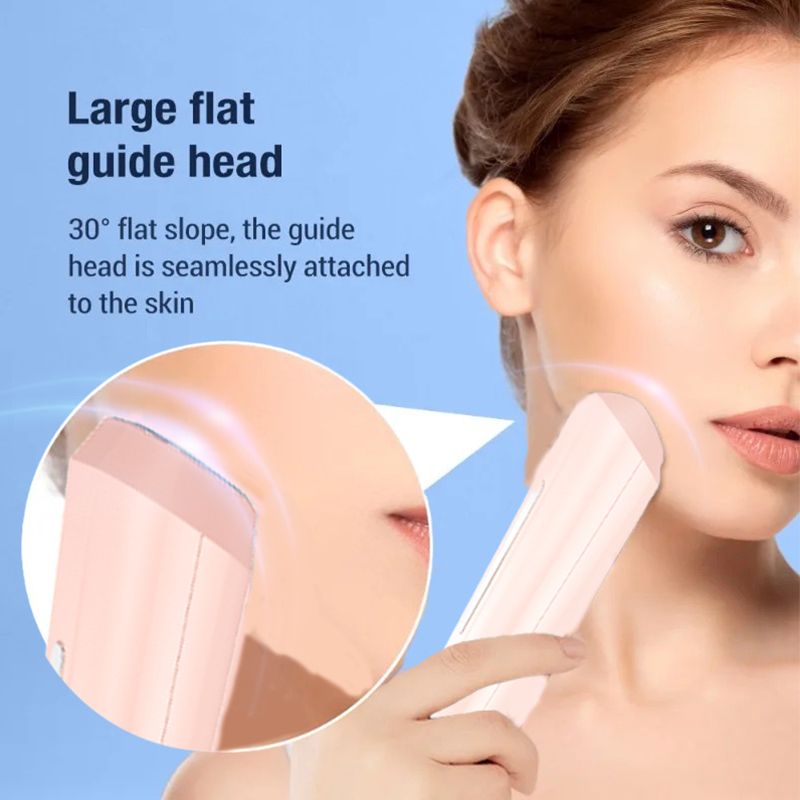Home Use Led Facial Vibration Face Lifting Massager Handheld Beauty Device