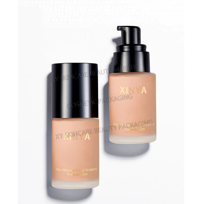 10pcs 30ml makeup foundation bottles primer sunscreen glass bottles beauty skincare beauty packaging lotion care contianer