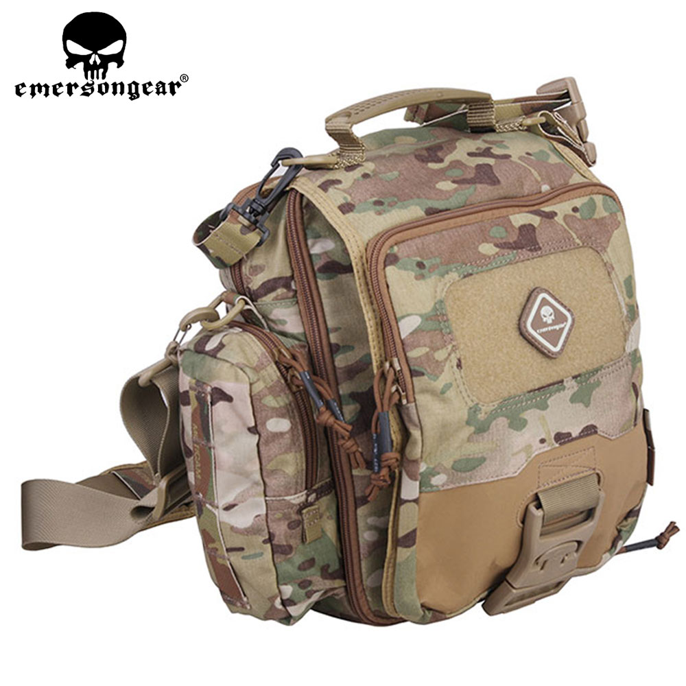 Emersongear Tactical Tablet Notebook Medium Messenger Bags Outdoor Travel Crossbody Bag Airsoft Hunting Shoulder Pouch