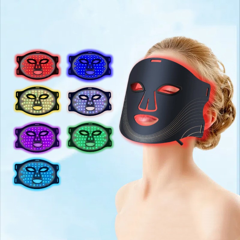 New 7 Colors Silicone Red Led Light Skin Rejuvenation  Skin Care Beauty Instrument