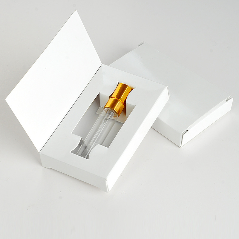50pcs/lot 5ML 10ml Customizable Paper Boxes package use for 5ml perfume spray bottles only package box