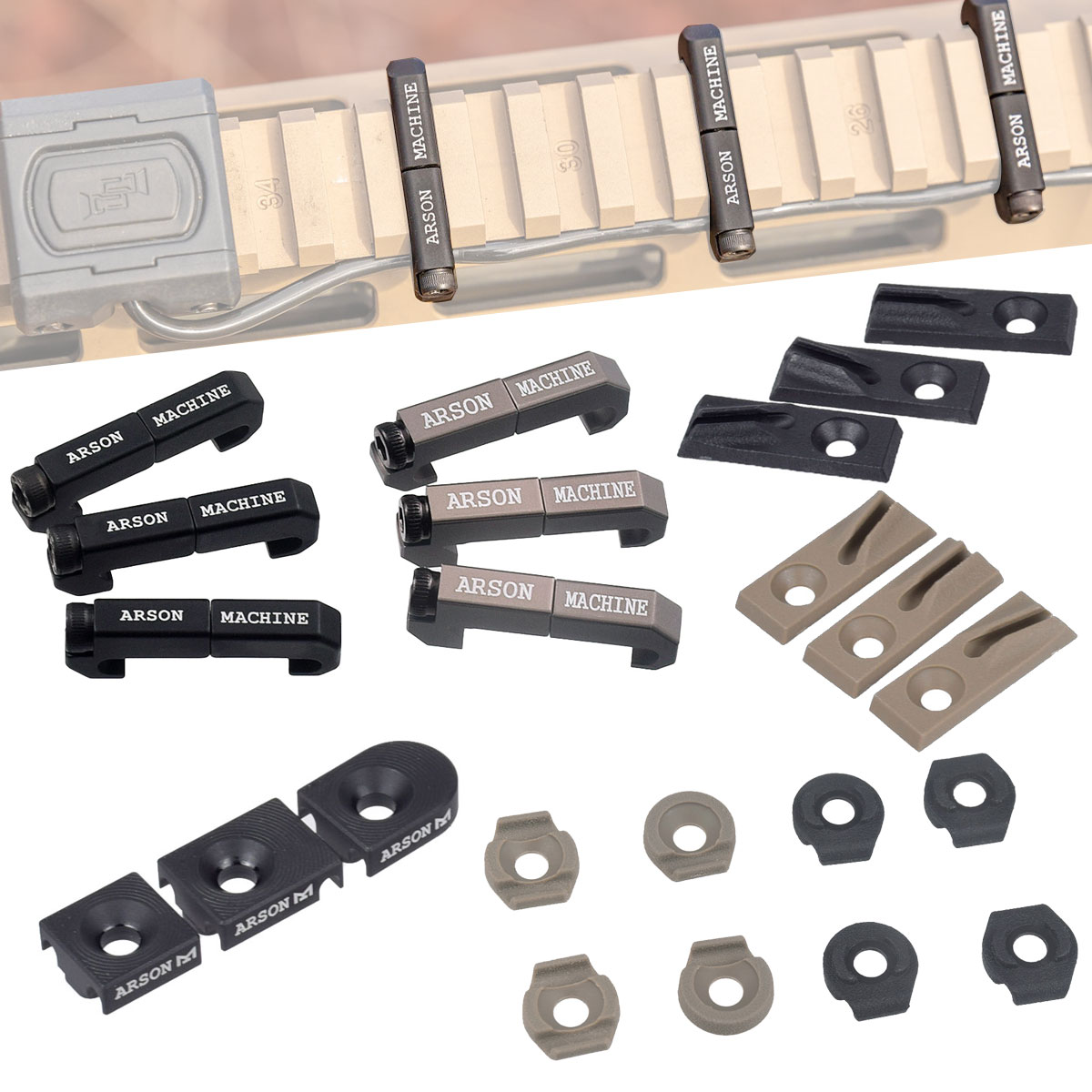 Tactical M-LOK Wire Guide System Weapon Light Switch Cable Clip MLOK System Arson Machine For M300 M600 PEQ Picatinny Rail