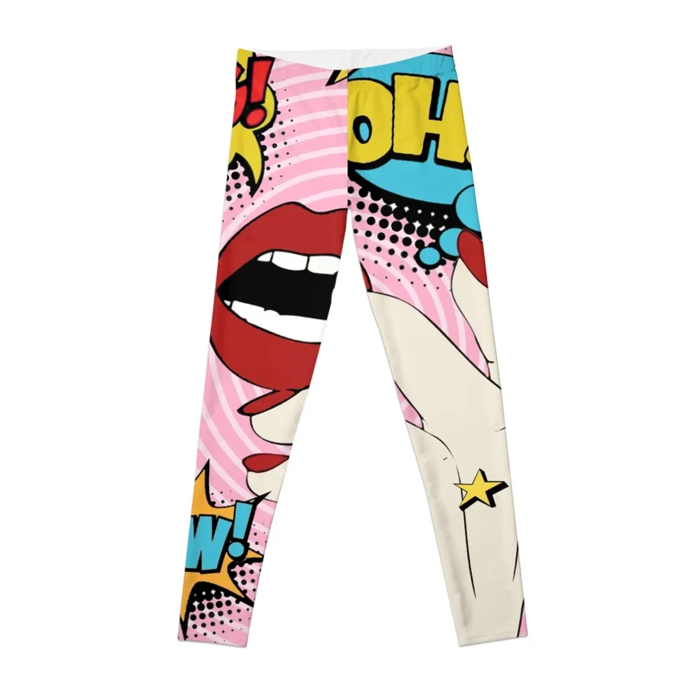 Pop Art Leggings trousers sports for push up push up legging Womens Leggings