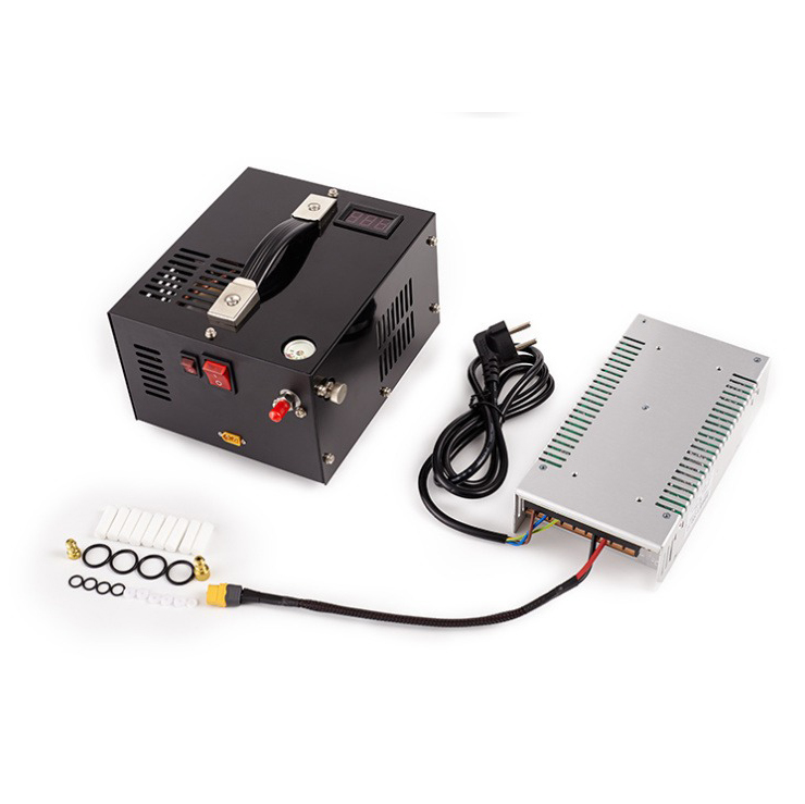 12V 4500 Psi 300 Bar 30mpa Air Automotive compressor pump and transformer High voltage inflator High pressure air pump