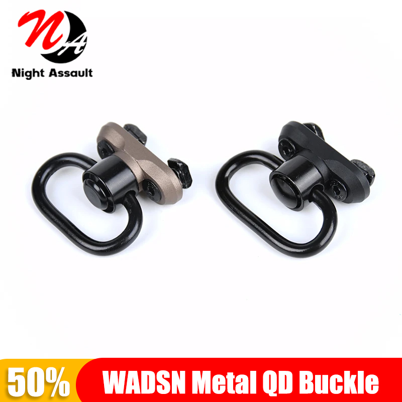 WADSN  QD Sling Mount Tactical Strap Adapter Metal Quick Release Buckle Base Accessory Fit M-lok Keymod Rail System