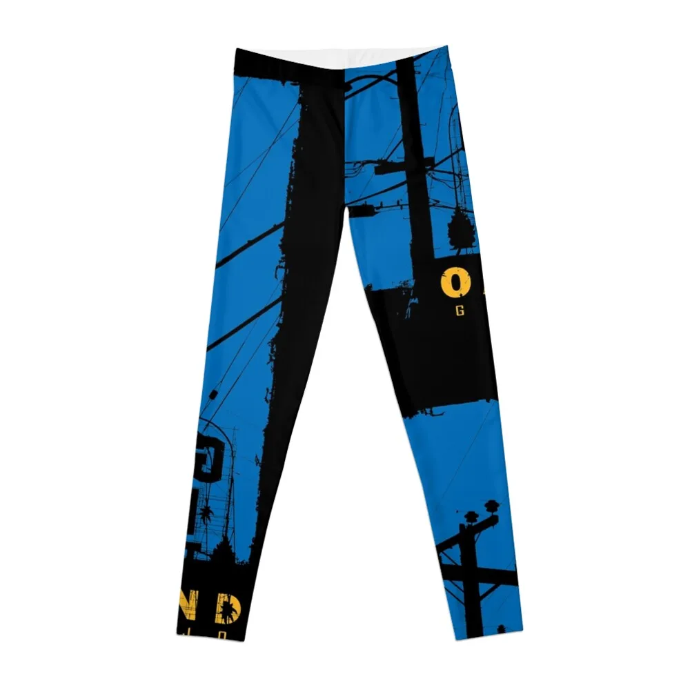 Oakland by night Leggings Fitness's gym clothes push up legging sports woman gym Womens Leggings