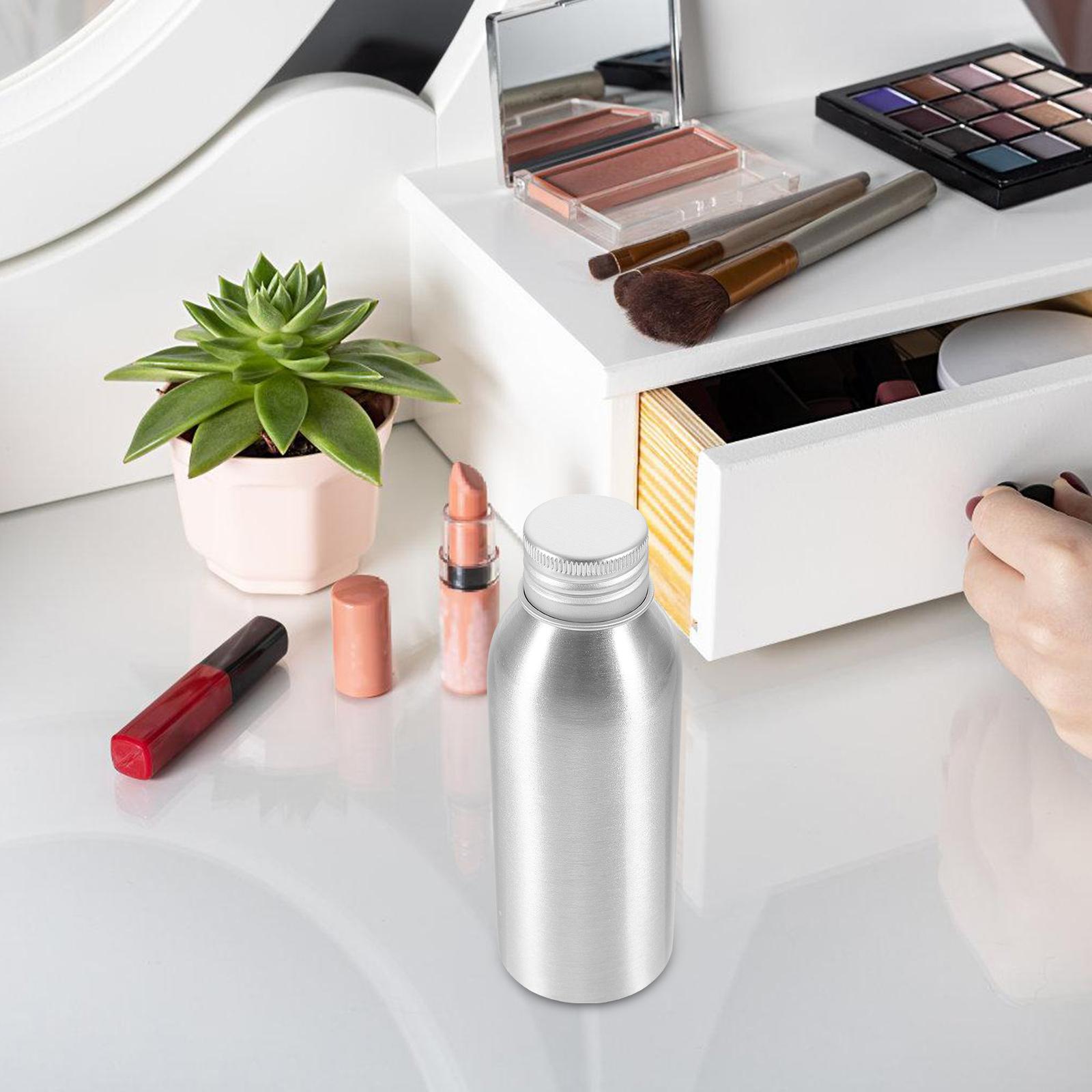 EssentialOil Aluminum Bottle Empty Perfume Bottle With Lid Vintage Refillable Makeup Bottle Container Travel Sub Bottle
