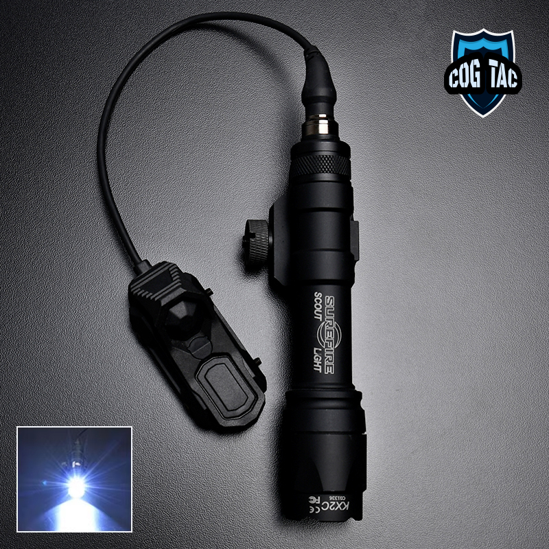 Surefir Tactical Airsoft Flashlight M300 M600 M300A M600C Light AXON Switch Fit 20mm Picatinny MLOK KEYMOD Rail Hunting Gun Lamp