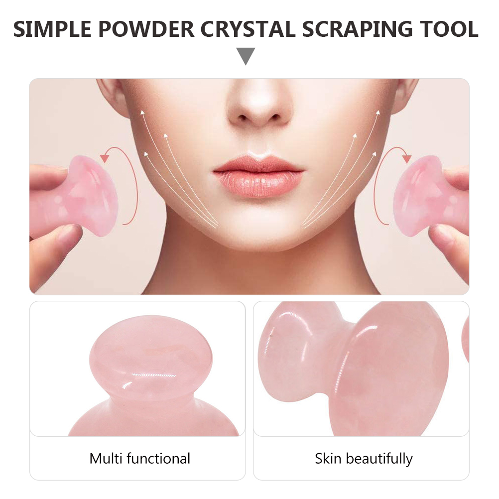 2pcs Scraping Board Massage Stick Gua Sha Tool Neck Shoulder Back Massager Smooth Friendly