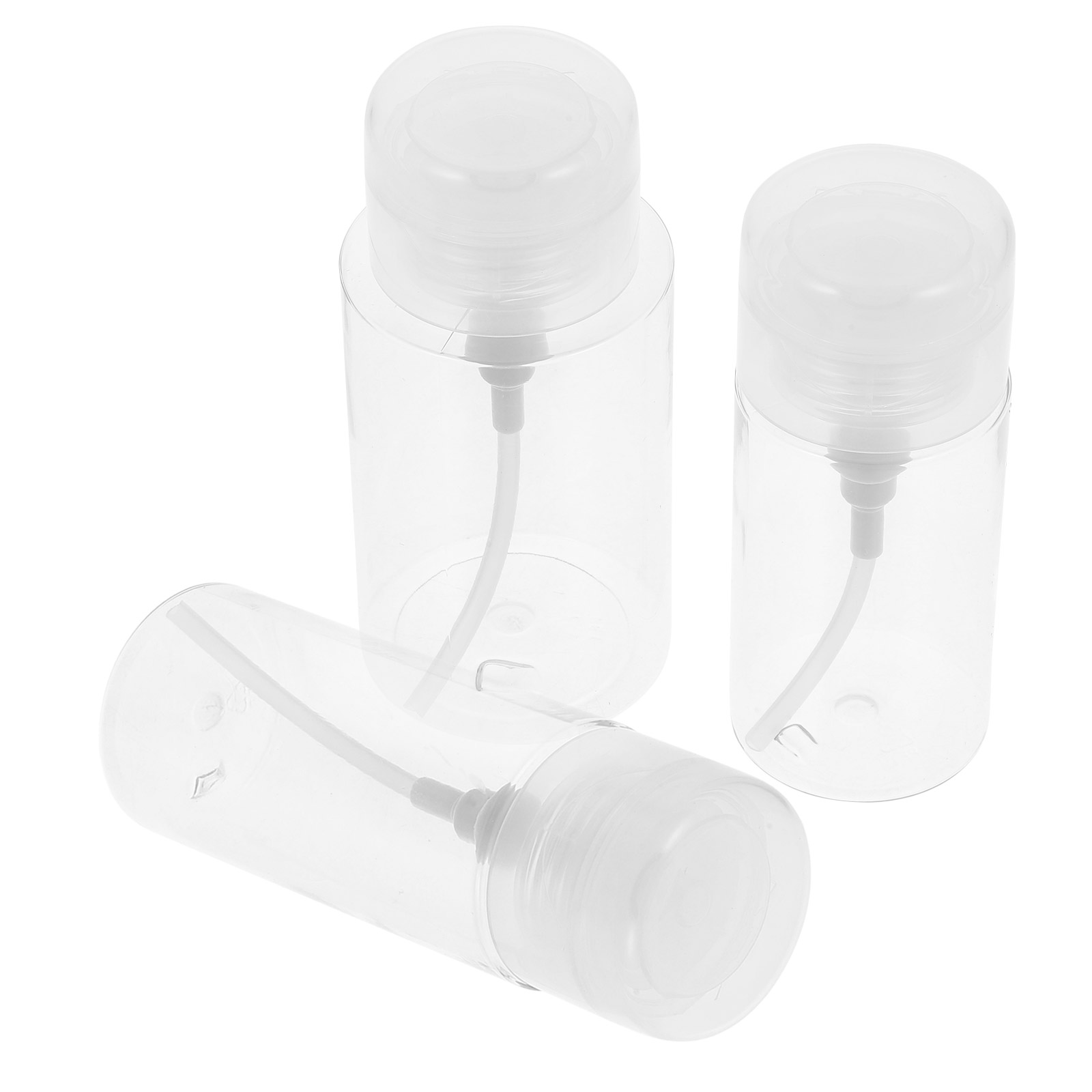 3 Pcs Travel Sub Plastic Empty Skincare Dispenser Bottles Prevent Volatilizing Avoid Counter Suitable Alcohol