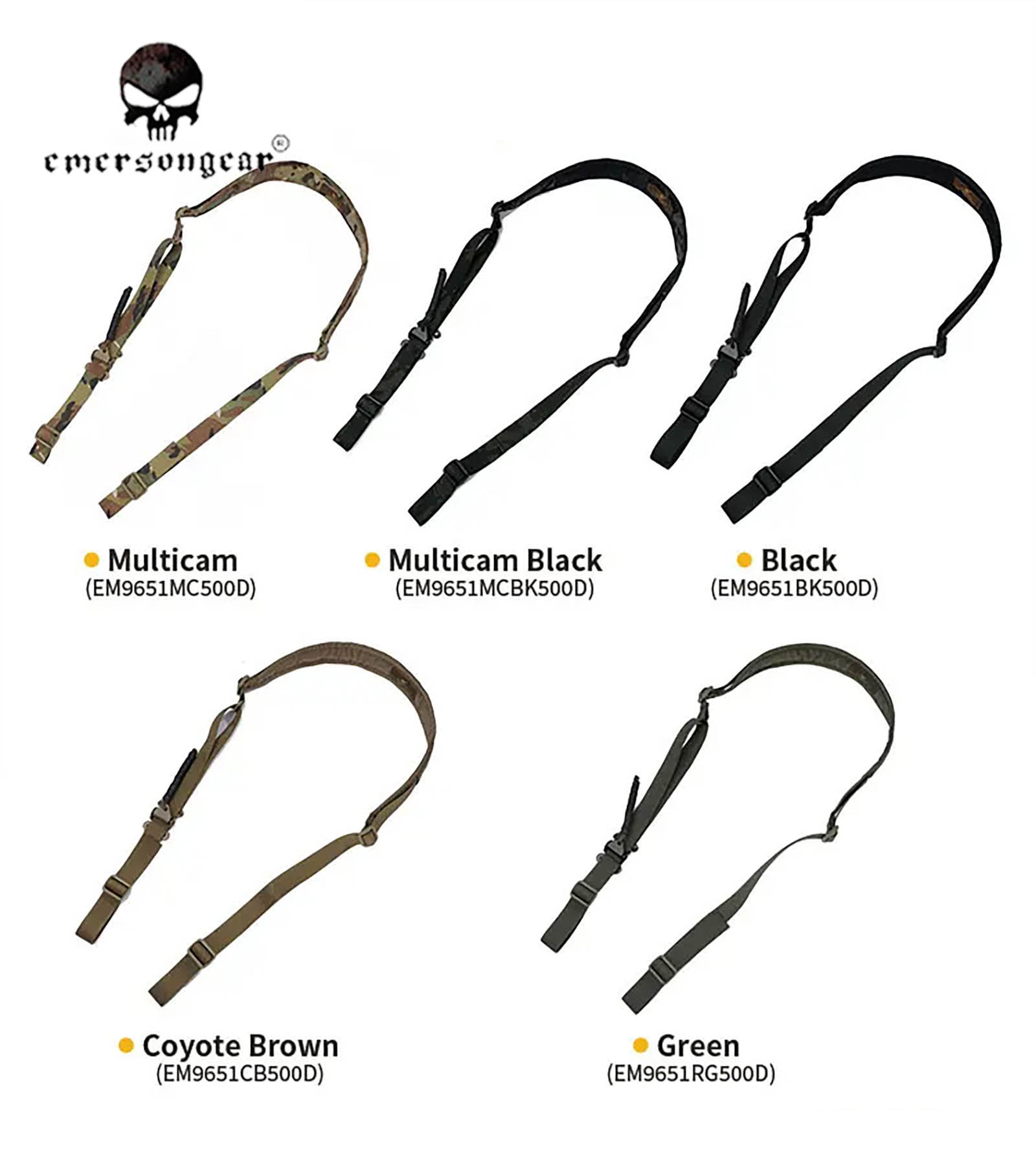 Emersongear For FRO Style Double Point Quick Adjust Sling Two Point Rifle Belts Airsoft Hunting Shoulder Strap Shooting EM9651