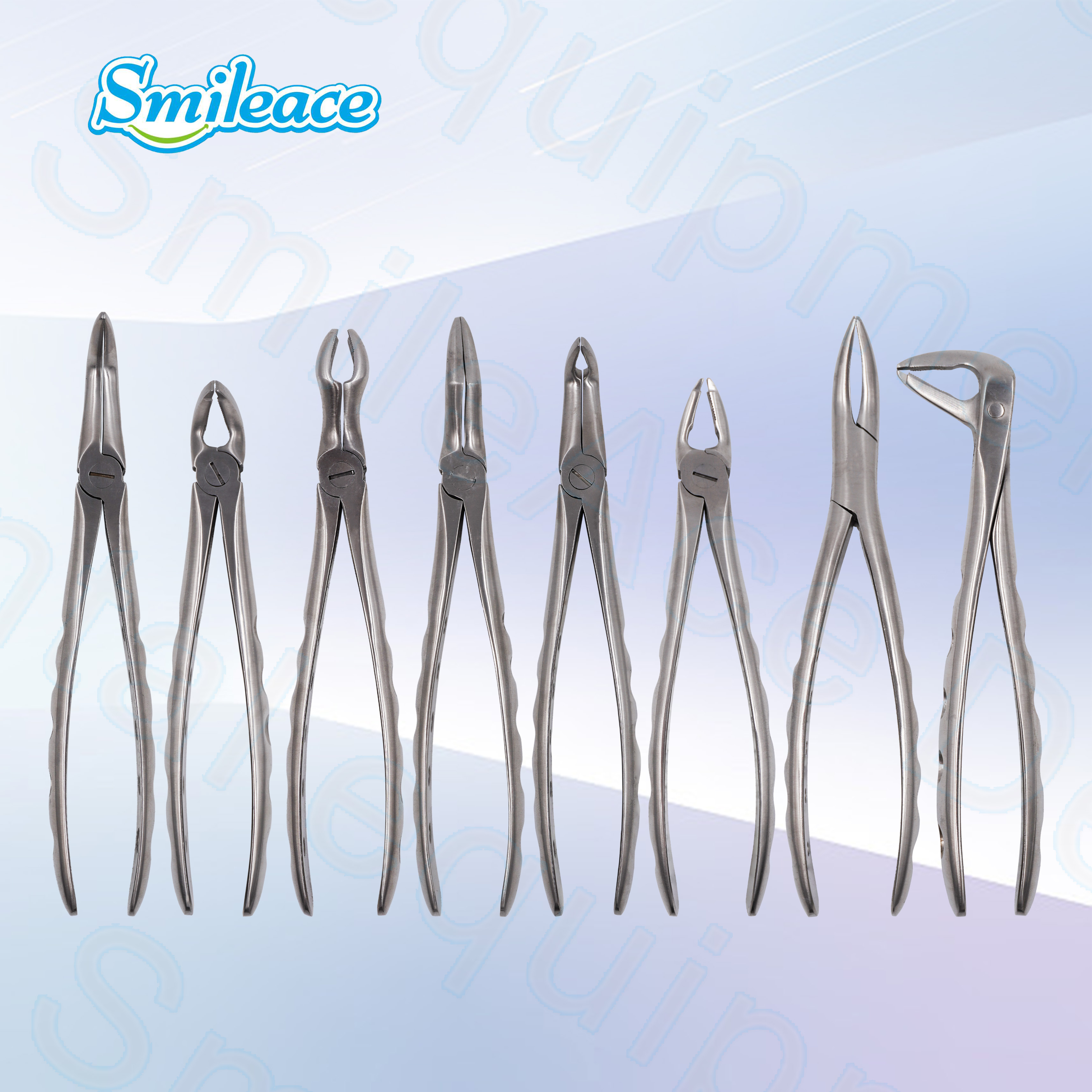 8pcs/set Adult Tooth Extracting Forceps Dentistry Tool