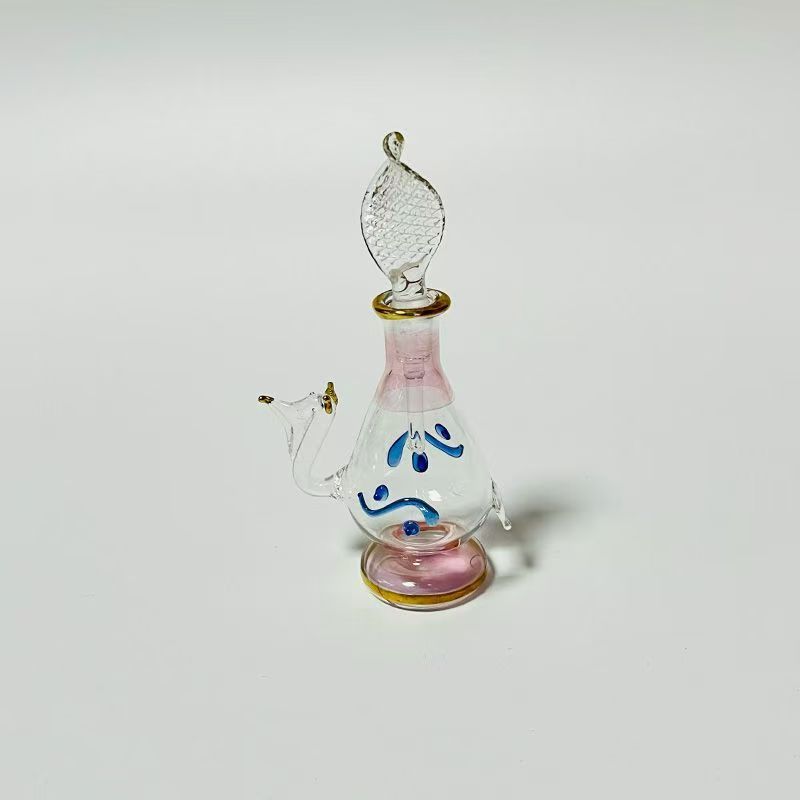 Empty Handmade Egyptian Perfume Bottles, Characteristic Camel-Shaped Glass Bottles from Egypt, Perfume Essence Bottles, Egyptian