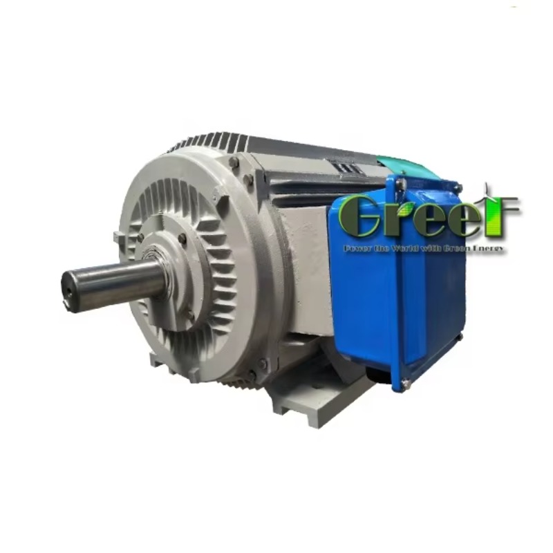 7.5kw 350rpm Wind Turbine Generator , Brush Less Electric Permanent Magnet Generator