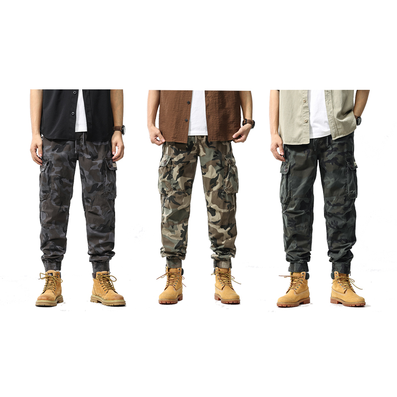 Spring Men's Tactical Pants Loose Sports Casual Hunting Work Pants Men's Outdoor Camping Mountaineering Combat Pants