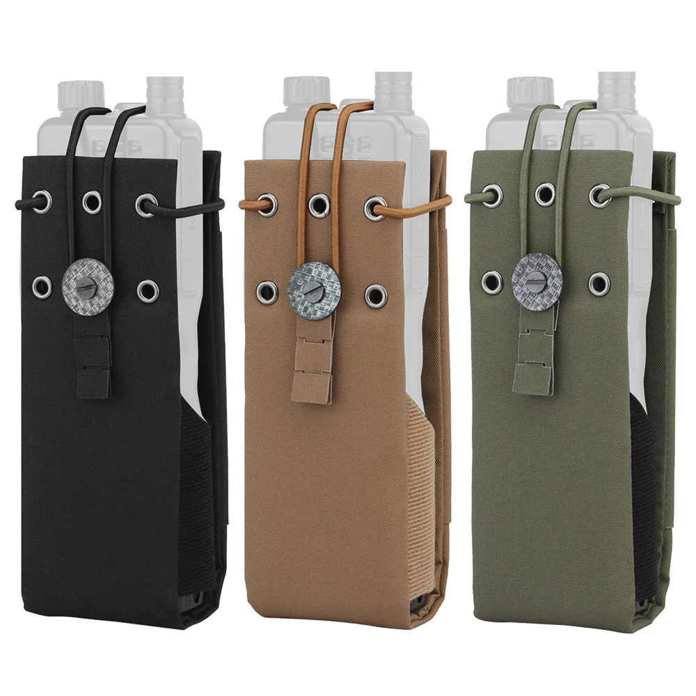 Tactical Molle Radio Pouch Universal MPU5 PRC163 152 148 Hunting Walkie Talkie Storage Bag Paintball Airsoft Vest Carrying Gear