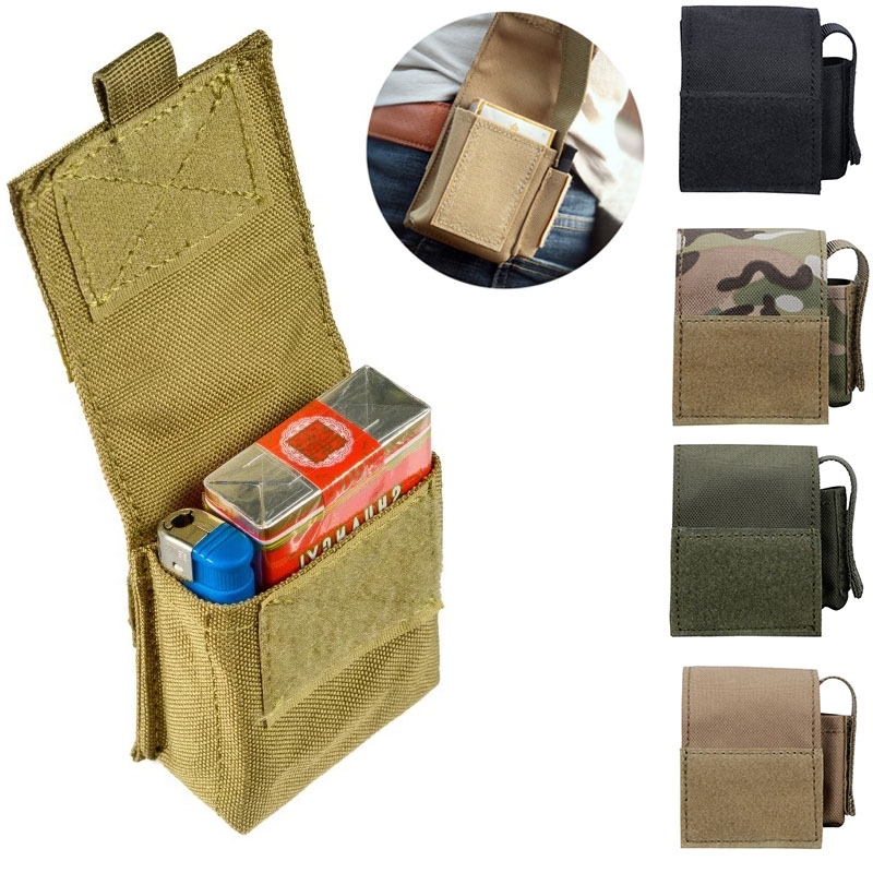 Tactical Molle Pouch Utility EDC Gadget Gear Bag Cigarette Pouch Holder Case Belt Bag Hunting Ammo Bag Pocket