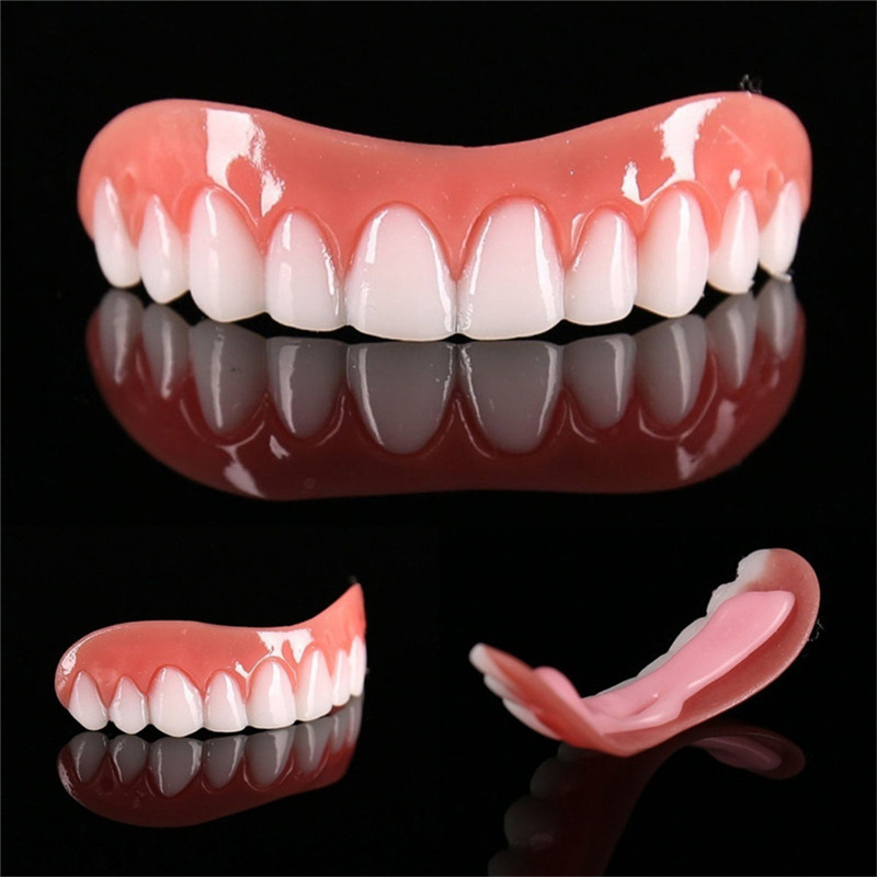 False Tooth Stickers Simulation Teeth Whitening Dentures Paste Braces Upper Tooth Cover Tool Perfect Smile Comfort Teeth Veneers