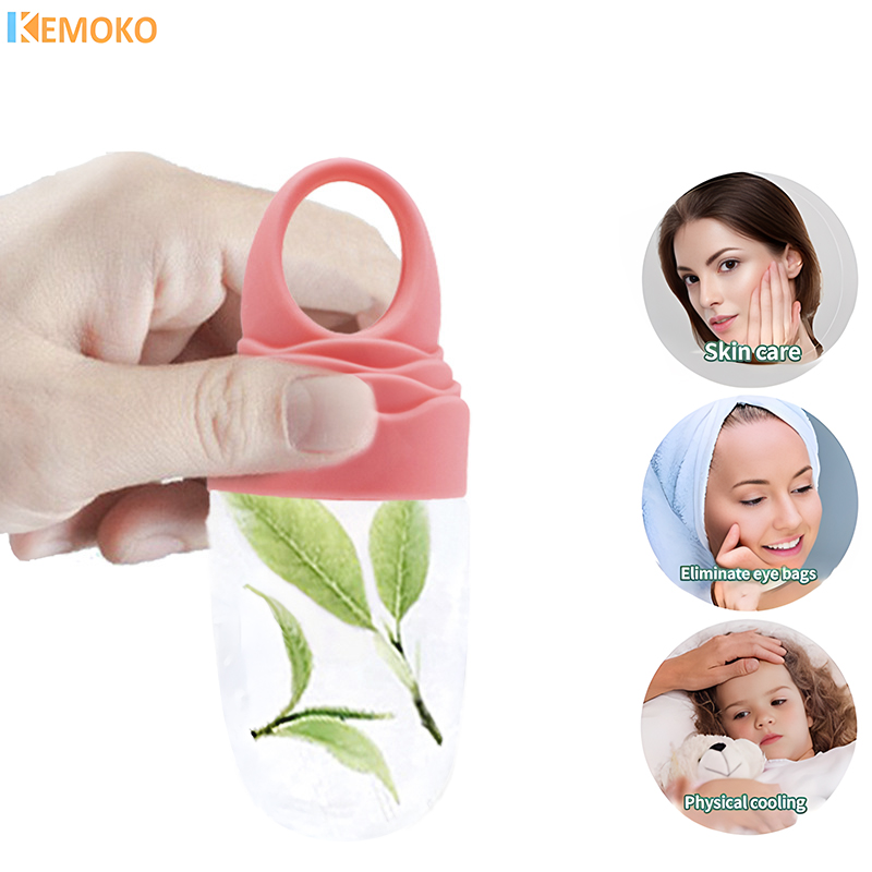 Ice Face Massager Portable Ice Roller for Face Reusable Women Girl Eliminate Facial Puffiness In The Morning Easy Reduce Acne