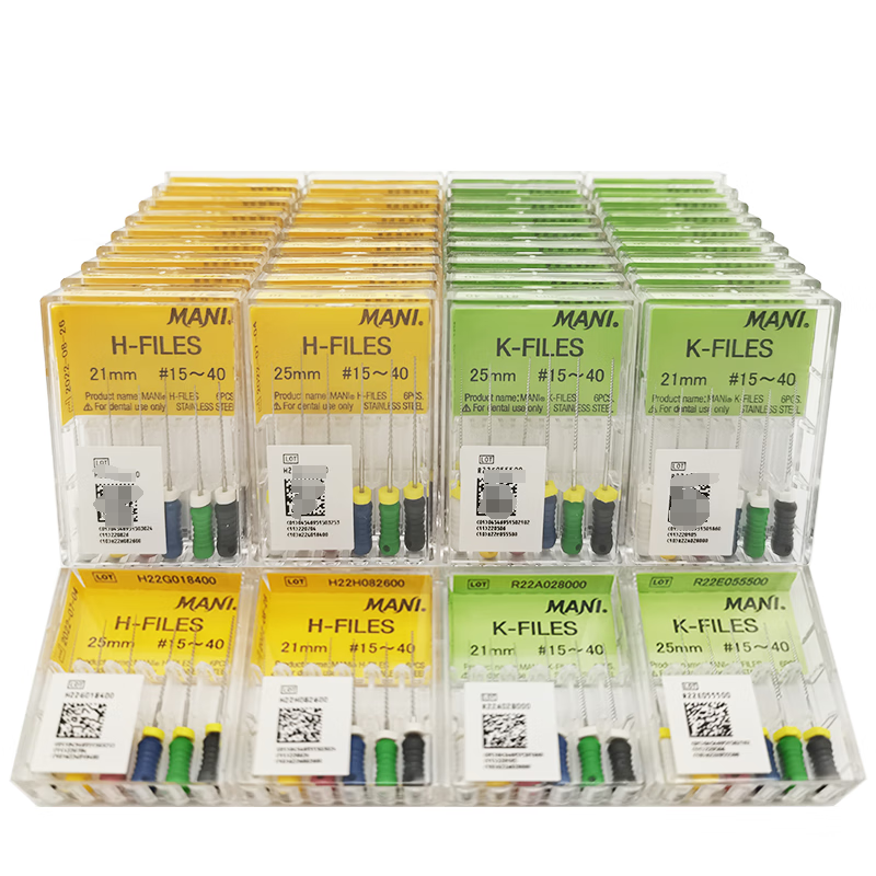 MANI K Files H Files Reamers 21mm 25mm 31mm 15#-40# Mix Endo Files MANI Dental endodontic tools