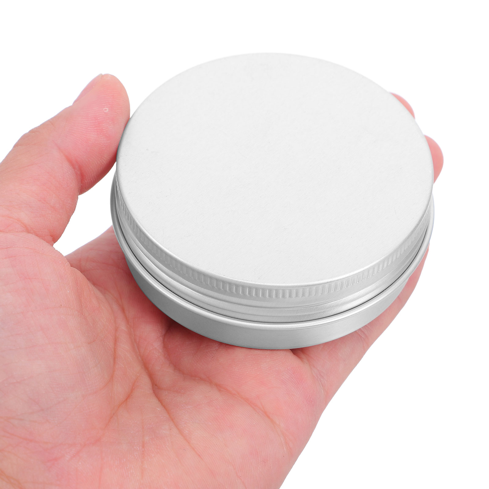 24pc Aluminum Boxes Lightweight Leak Proof Travel Jars for Cosmetics Creams Lotions Silver Empty Mini Containers Storage