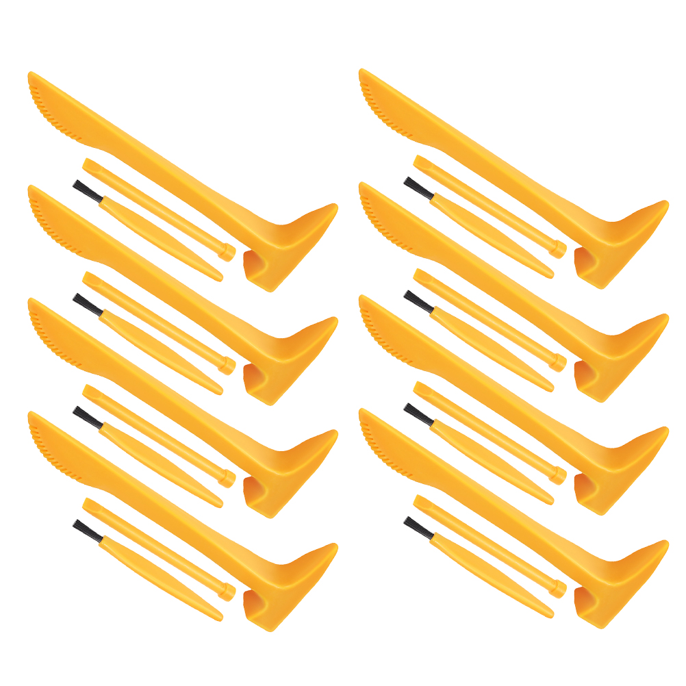 8 set Archaeological Excavation Tools Kids Dinosaurs Digging Hammer Chisel Brush Toy Set PVC Science Geology Rock