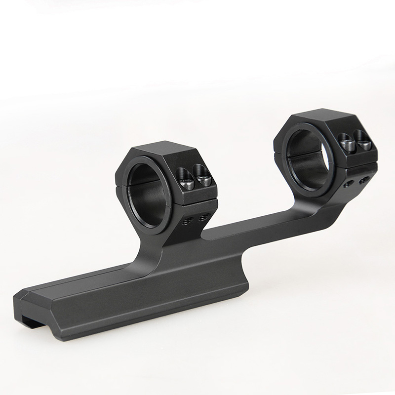 PPT Dual Ring Rifle Scope Mount, Riflescope Mount Ring, Black 6063 Hunting Mount, For 25.4mm and 30mm, PP24-0201