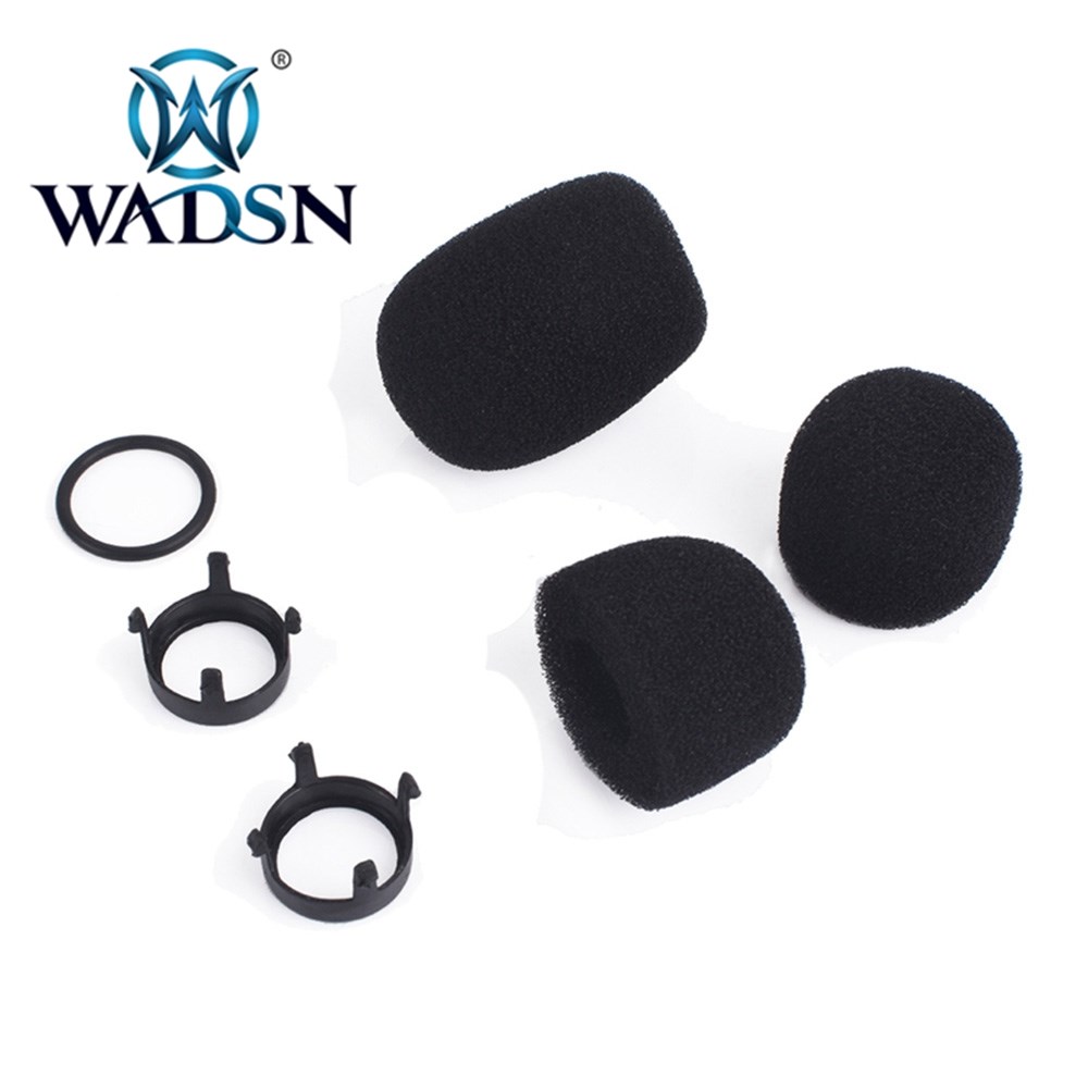 WADSN Tactica Headset MIC Sponges Replacement Parts For Comta Series Earphone Airsoft Headphone Microphone Accessories WZ160
