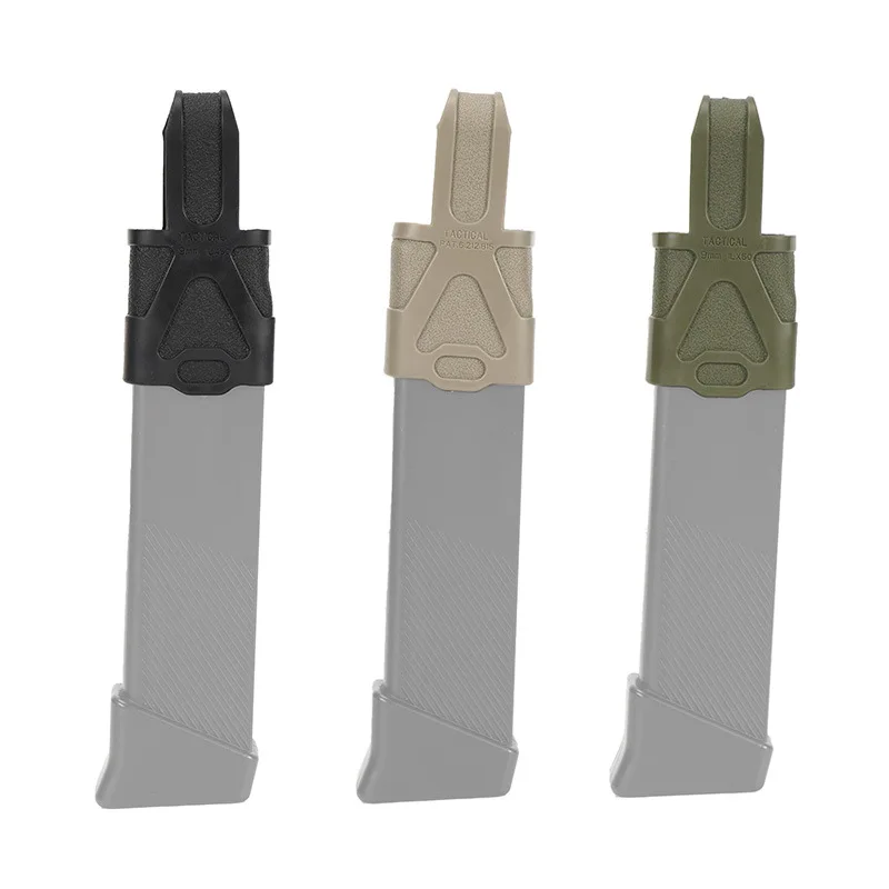 Tactical Rubber Magazine Pouch for 9mm Magazines Heat-Resistant and Thickened Quick Pull Design