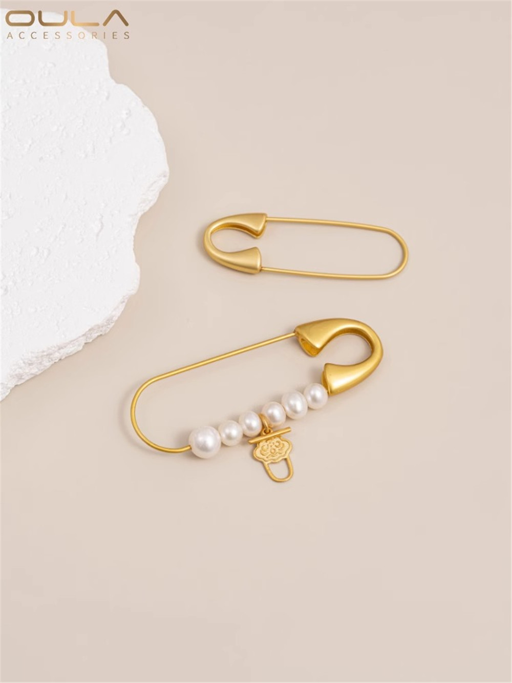 Strong Color Vietnam Sargent Pin High-grade Brooch Handmade String Bead Accessories Pendant Brooch Buckle Diy Accessories