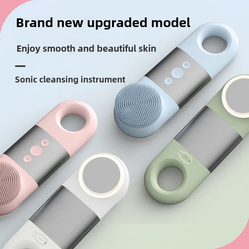 Electric massage cleanser Face washing machine Skin and face makeup remover cold and hot compress massage machine