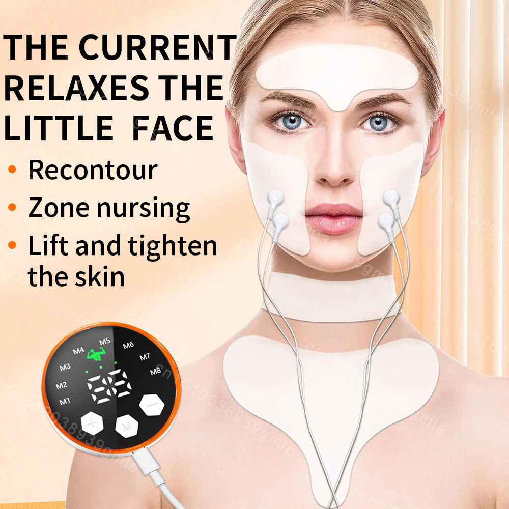 EMS Facial Lifting Massager Current Muscle Stimulator Face Beauty Massage Skin Tightening Antiwrinkle Skin Care V-Face Line Lift