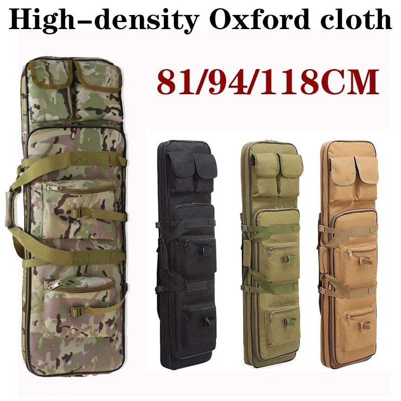 81/94/117CM Outdoor Tactical Bag Hunting Sniper Rifle Bag Military Accessories Carrying Gun Protection Backpack Fishing Bag