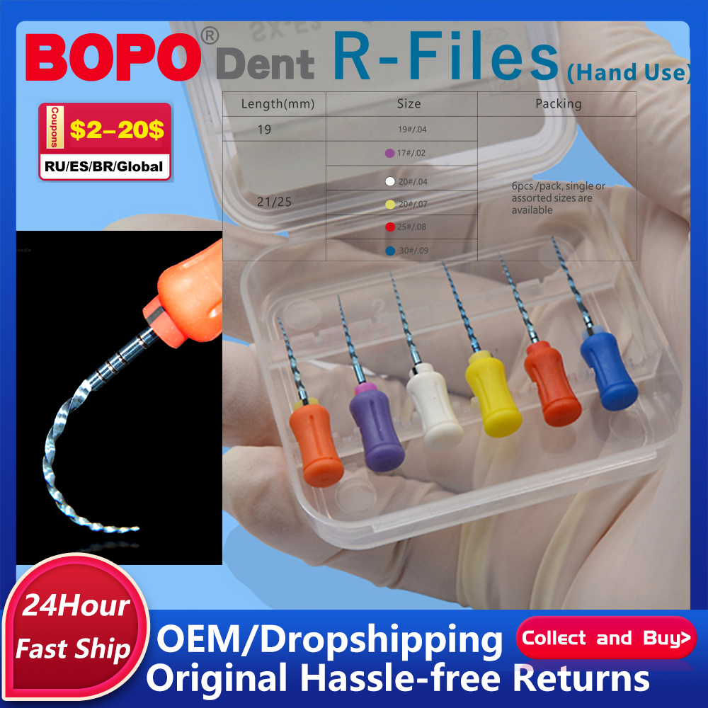 Dental Blue Endodontic Hand Use Super Files Nickel Titainium Dentistry Instrument Root Canal Treatment 25mm SX-F3 F4 F5  drills