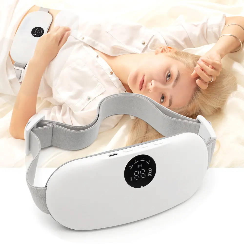 Smart Waist Warm Vibrating Hot Compress Belt Massager