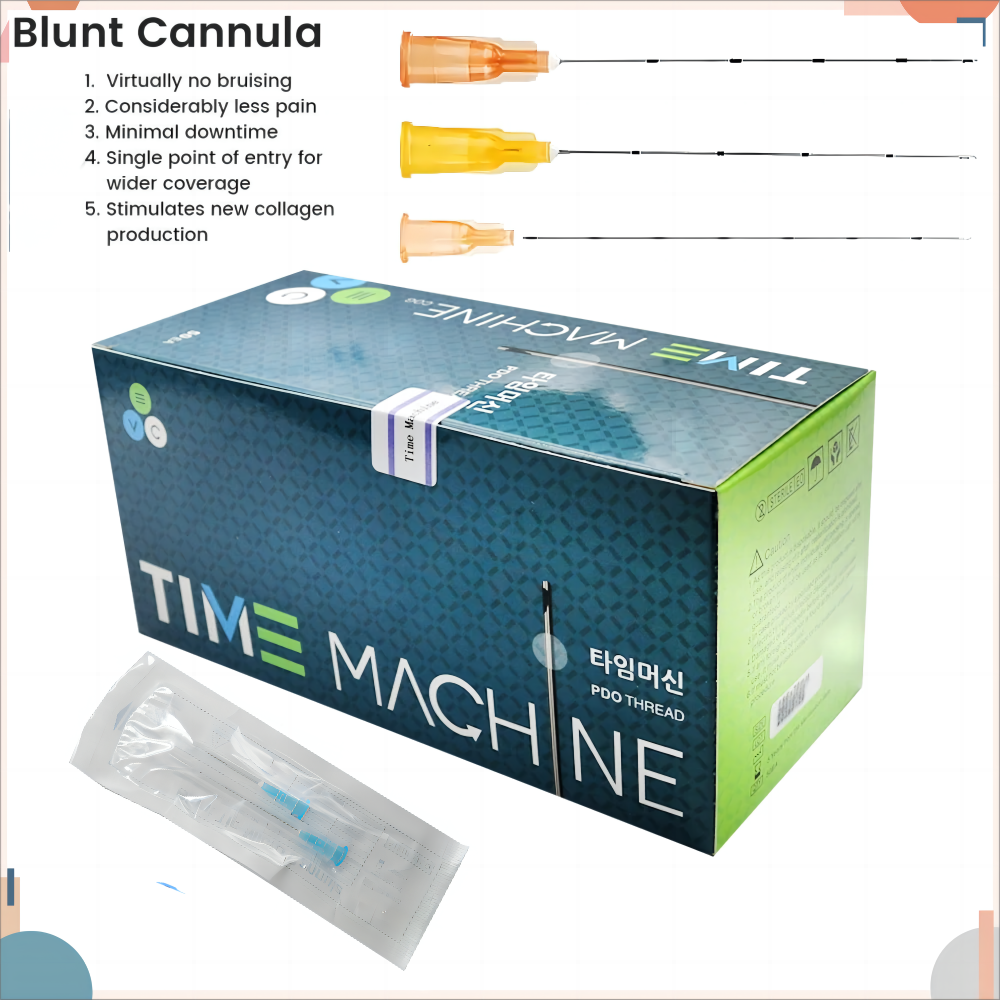 Factory Disposable Blunt-tip Cannula  Blunt 21/22/25g Fine Micro Body Piercing Needles Cannula Syringe Tool for filler injection