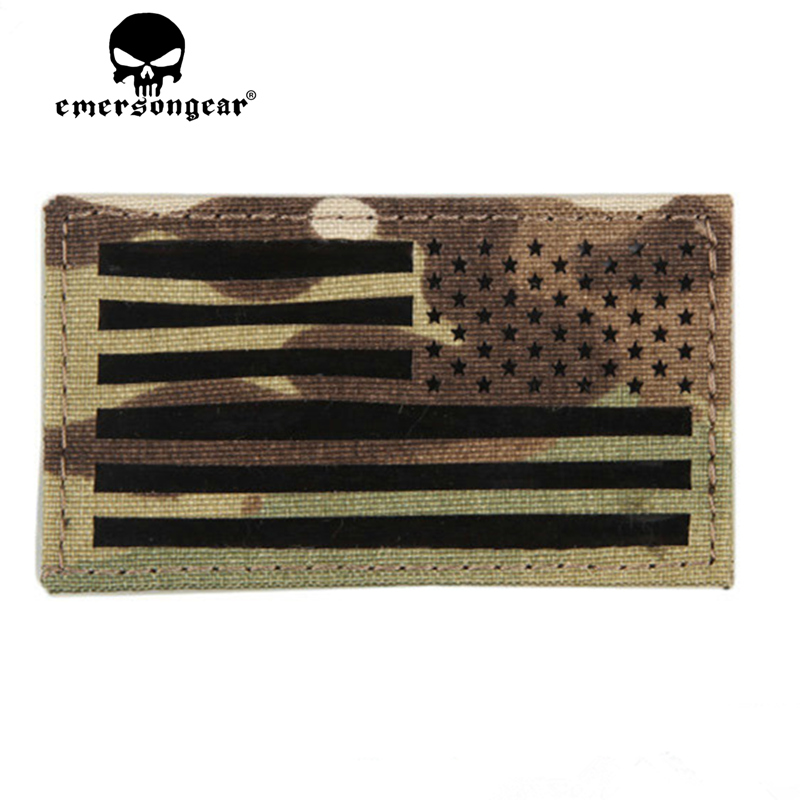 EmersonGear Signal Skills Hook and Loop Patch USA Name  Airsoft Combat Gear EM5536 Left Right AOR1 AOR2 Mutlicam ATFG