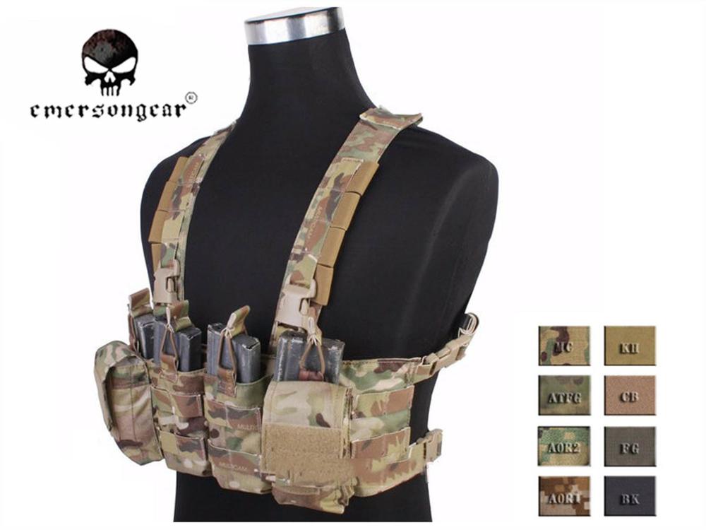 EmersonGear-Easy Chest Rig for Airsoft, Military Combat Vest, EM7450