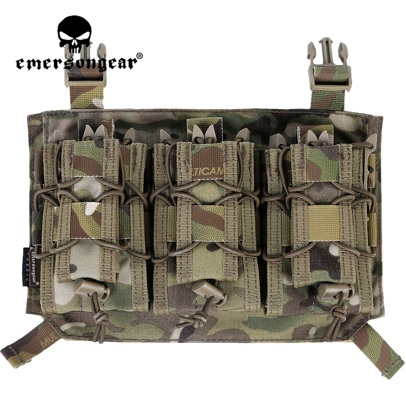 Emersongear Tactical Fast Clip Mag Panel Pistol M4 Magazine Pouch Storage Bag APC Combat Hunting Outdoor Training Nylon