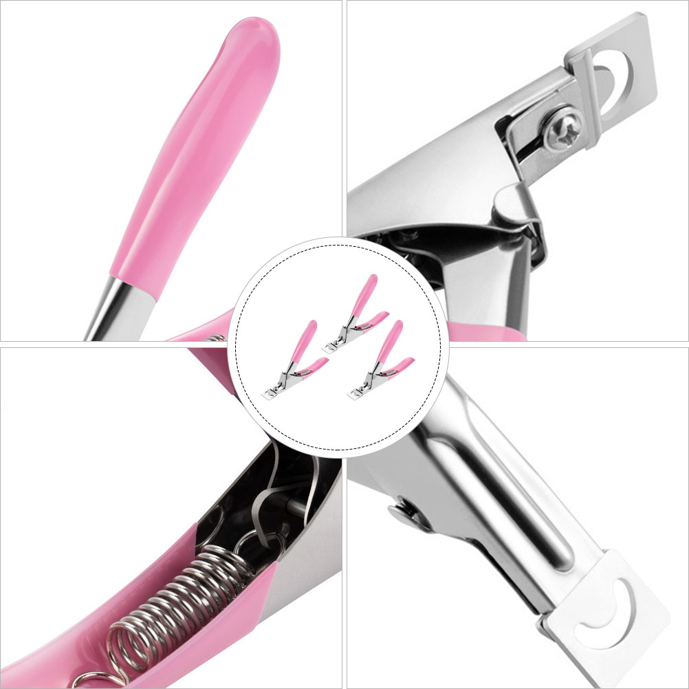 3 Pcs Nail Clippers Tools for Nails Toenail Pedicure Lightweight Ergonomic Stainless Steel Practical Nail Trimmer